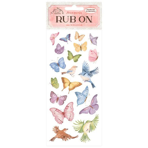 Stamperia Create Happiness Welcome Home Butterflies Rub On